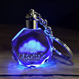 Yağmur Bulutu Tasarımlı Renk Değiştiren Anahtarlık