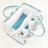 Bebek Kullanımı Kolay Desenli Taşınabilir Bakım Çantası yeşil