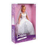 3381 SUN-RST-SIS-Gelinlikli Manken Bebek Alisha 29 cm - Sunman