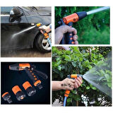 Yüksek Basınçlı Su Püskürtme Tabancası Sulama Bahçe Hortumu Tazyikli Püskürtme Fıskiye ( Lisinya )