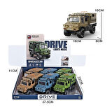 MG-D700-02 Sürtmeli Işıklı Müzikli Lüks Off-Road Karavan -Vardem Oyuncak