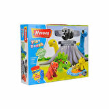 ERN-568 HEROES 3D DİNOZOR OYUN HAMUR SETİ
