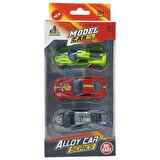3'lü Araba Yarış Seti - Die Cast - DS045 (Lisinya)