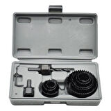 11 Parça Karbon Çelik-panç-delik Açma Testere Seti ( Lisinya )