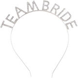 Gümüş Kaplama Kristal Taşlı Team Bride Taç