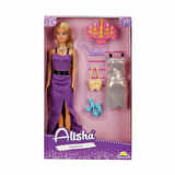 3393 SUN-RST-SIS Minik Alisha Yedek Kıyafetli Bebek Set 29 cm - Sunman