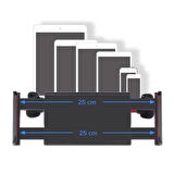 Oto Koltuk Arkası Telefon Tablet Tutucu Ayarlanabilir 360 Derece Dönebilen Pratik Stand ( Lisinya )