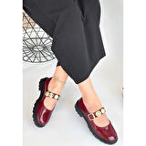 Okira Bordo Rugan Oxford Ayakkabı - Lisinya