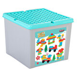03 592 Midi Blok Seti 98 Parça 9 Litre Saklama Kabı -Pilsan Oyuncak