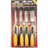 Ağaç Oyma Seti Darbeli İskarpela Seti - 10-12-18-24mm ( Lisinya )