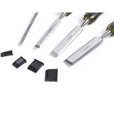 Ağaç Oyma Seti Darbeli İskarpela Seti - 10-12-18-24mm ( Lisinya )