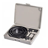 8 Parça Panç Seti Ağaç Kesme Testere Matkap Ucu Takımı Alçıpan Tavan Kesme ( Lisinya )