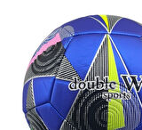 Futbol Topu Dikişli 420 gr No:5 - FB-490-MAVİ (Lisinya)