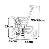 7600740418 Be Move Comfort Tricycle Beige