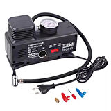 220 Volt-12 Volt 250 Psi Psi Kompresör Lastik Hava Şişirme Oto Pompası Fişli Çakmaklıklı ( Lisinya )