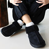 Abby Siyah Süet Bot - Lisinya