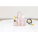 Bebek Kullanımı Kolay Desenli Taşınabilir Bakım Çantası pembe