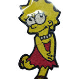 Aplike Ütü İle Yapışan Simpson Lisa Arma 6x2,5 Cm