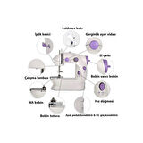 Mini Ev Dikiş Makinesi Pedallı Sewıng Machine ( Lisinya )