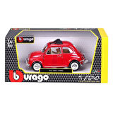 22099 Burago Fiat 500L 168 Kırmızı 1:24 -Sunman