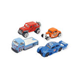 Alloy Racer 4'lü Araç Seti - 780-413   (Lisinya)