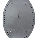 Çanta Tabanı Oval 20 Cm Gümüş