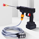 48v Şarjlı Çift Bataryalı Taşınabilir Basınçlı Oto Yıkama Bahçe Sulama Sı ( Lisinya )