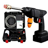 48v Şarjlı Çift Bataryalı Taşınabilir Basınçlı Oto Yıkama Bahçe Sulama Sı ( Lisinya )