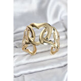 Pirinç Gold Renk Vintage Kadın Bileklik - Lisinya