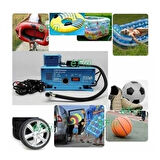 220 Volt-12 Volt 250 Psi Geniş Uygulama Yelpazesi Kompresör Lastik Hava Şişirme Oto Pompası ( Lisinya )