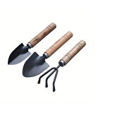 Portatif Kazma Kürek Tırmık Seti ( Lisinya )