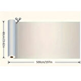 Uv Engelleyici Buzlu Cam Filmi 5 Metre X 60 Cm ( Lisinya )