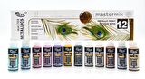 Rich Mastermix Akrilik Boya 60 cc Mega Set 12 Canlı + 12 Pastel + 12 Metalik Renk