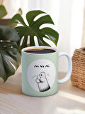 Baskılı Kupa Bardak Seramik Mug - Pati No No No