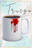 Baskılı Kupa Bardak Seramik Mug -Kan