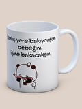 Baskılı Kupa Bardak Seramik Mug - İşine Bakacaksın