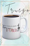 Baskılı Kupa Bardak Seramik Mug - Kahve İçin Kahve..