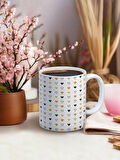 Baskılı Kupa Bardak Seramik Mug - Küçük Kalpler