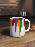 Baskılı Kupa Bardak Seramik Mug - Akan Boya