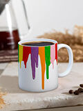 Baskılı Kupa Bardak Seramik Mug - Akan Boya