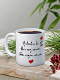 Baskılı Kupa Bardak Seramik Mug - Anladımki herşey sesin