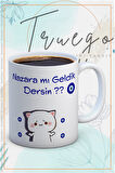 Baskılı Kupa Bardak Seramik Mug - Nazara mı Geldik?