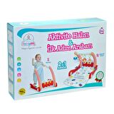 FABBATOYS Aktivite Halısı&İlk Adım Arabası - Pembe