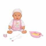 Bebelou Yemek Zamanı Sesli Bebek Seti 35 cm / +3 yaş FABBATOYS