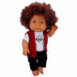  Curly Kıvırcık Saçlı Bebek 35 cm FABBATOYS