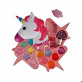 Unicorn Şekilli 3 Katlı Makyaj Güzellik Seti FABBATOYS
