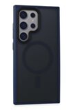 Mkorayavm Samsung Galaxy S24 Ultra Uyumlu Magsafe Şarj Özellikli Lens Korumalı Kapak