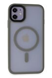 Mkorayavm Apple iPhone 11 Uyumlu Magsafe Şarj Özellikli Lens Korumalı Kapak