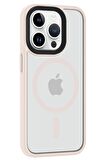 Mkorayavm Apple iPhone 14 Pro Max Uyumlu Magsafe Şarj Özellikli Lens Korumalı Kapak