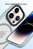 Mkorayavm Apple iPhone 13 Uyumlu Magsafe Şarj Özellikli Lens Korumalı Kapak